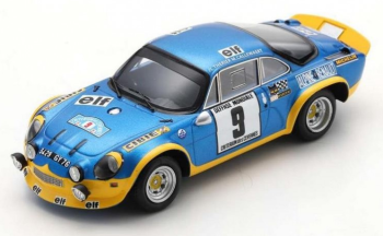 SPASF228 - ALPINE A110 Turbo #9 Vainqueur Critérium des Cévennes 1972 JL.THERIER-M.CALLEWAERT