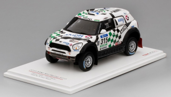 TSM430237 - MINI All4 Racing #315 AXION X-raid Team HIRVONEN PERIN 4ème Rallye Dakar 2016