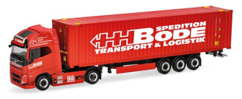 HER319249 - VOLVO FH GL XL Electric 4x2 avec porte container 40 pieds 3 essieux HH BODE