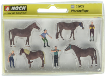 NOC15632 - Lot de 4 chevaux et personnages