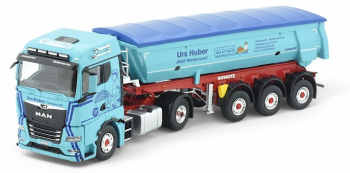 TEK86007 - MAN TGX GM 4x2 avec benne 3 essieux URS HUBER