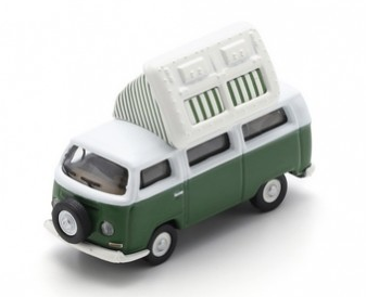 SCH26779 - VOLKSWAGEN T2 Campingbus vert et blanc