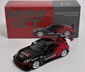 MGT00956-R - TOYOTA GR86 HKS Type R Advan Tokyo Auto Salon 2022 Noir