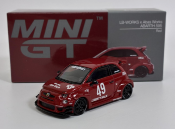 MGT00963-L - FIAT Abarth 595 LB-Works x Abas Works Red 2024