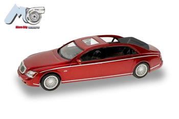 HER87MC000025 - MAYBACH 62S 2002 rouge