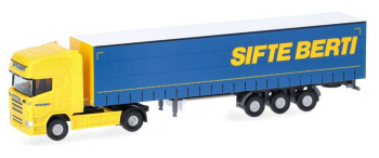 HER961721 - SCANIA R 2004 Topline 4x2 avec remorque 3 essieux SIFTE BERTI