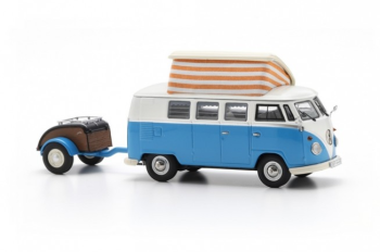 SCH7298 - VOLKSWAGEN T1 Campingbus et remorque Westfalia