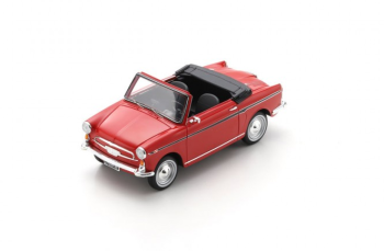 SCH18U00105 - AUTOBIANCHI Cabriolet Eden Roc 1962 rouge