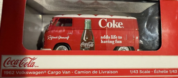 MCITY432202 - VOLKSWAGEN T1 Cargo van 1962 Coca-Cola