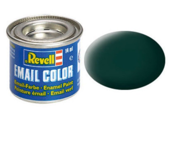REV32140 - Peinture émail vert noir mat 14ml