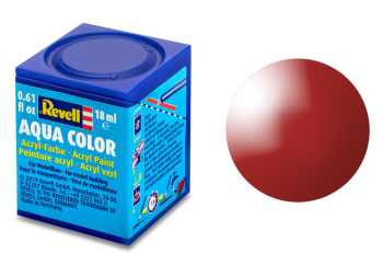 REV36131 - Peinture acrylique rouge feu brillant pot de 18 ml