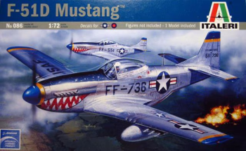 ITA0086 - Avion F-51D Mustang à assembler et à peindre