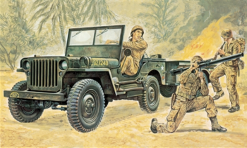ITA0314 - JEEP Willys à assembler et à peindre