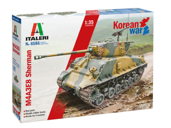 ITA6586 - Char M4A3E8 Sherman Korean War à assembler et à peindre