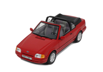 OT1254 - FORD Escort MK4 XR3I Cabriolet Flamenco de 1986 rouge