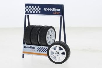 4 pneus speedline Corse blanc