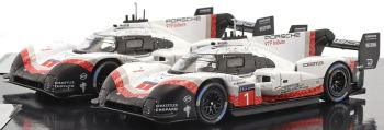 IXO-SP919-SET1 - 2 PORSCHE 919 Hybrid #1 et #2 tribute set Record des tours de Nurburgring et SPA 2018