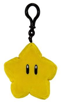 T12951 - Clip Peluche MARIOKART Étoile Jaune