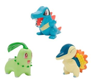 T19040L-02 - Pack de 3 figurines POKEMON - GERMIGNON , HERICENDRE et KAIMINUS