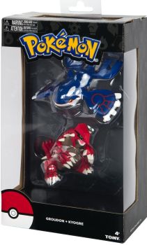 T19045L-02 - Pack de 2 Figurines POKEMON - Groudon et Kyogre