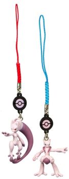 T19504N-02 - Pack de 2 Porte clés POKEMON - MEWTWO X -Méga MEWTWO