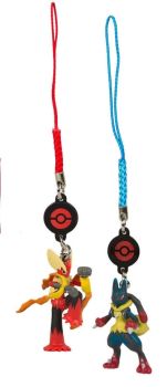 T19504N-03 - Pack de 2 Porte clés POKEMON - Méga BRASEGALI et Méga LUCARIO
