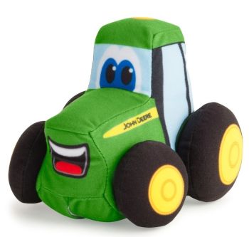 T37804 - Peluche vibrante et avec musique JOHN DEERE Jhonny tractor et ses amis piles incluses