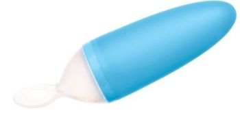 Cuillère distributrice d'aliment Bleu