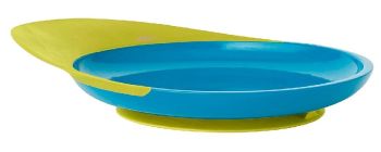 Assiette anti-déversement Bleue et verte