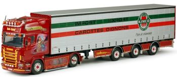 TEK62972 - SCANIA R Topline 4x2 avec semi bachée 3 essieux Tautliner VGW Transport