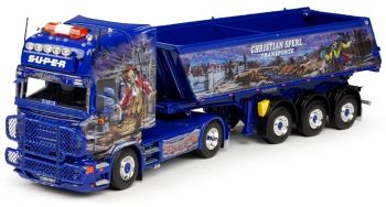 TEK64447 - SCANIA R Topline 4x2 et benne 3 essieux CHRISTIAN SPERL