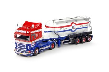 TEK64822 - SCANIA R Highline 4x2 avec semi silo F.Lindt 3 essieux