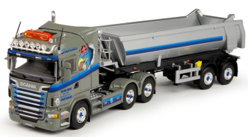 TEK65228 - SCANIA R09 Highline 6x4 avec semi benne 2 essieux VIKTOR WEBER