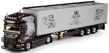 TEK68017 - SCANIA R Serie Topline 4x2 avec benne céréalière 3 essieux GRESS