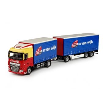 TEK68992 - Porteur DAF Euro 6 XF 4x2 avec remorque 3 Essieux E. VAN WIJK