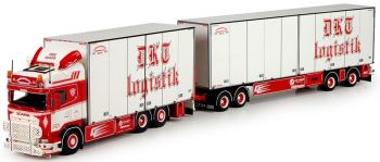 TEK69166 - SCANIA R13 Highline 6x4 porteur caisse rigide avec remorque + dolly transport Daniel Karlson