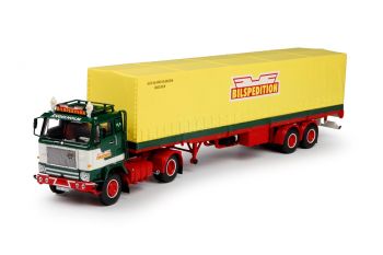 TEK69275 - VOLVO F88 4x2 avec semi baché 2 Essieux BILSPEDITION