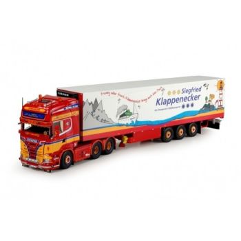 TEK69389 - SCANIA R13 Topline 6x4 avec Semi frigo 3 Essieux KLAPPENECKER