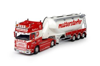 TEK69465 - SCANIA 164 Topline 4x2 avec semi silo Mattersdorfer 3 essieux