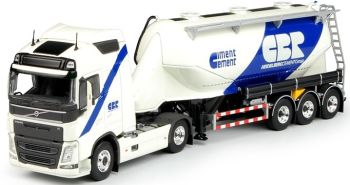 TEK69683 - VOLVO FH4 4x2 avec remorque silo 3 essieux pour ciment CBR Cement