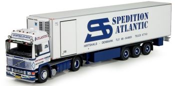 TEK70141 - VOLVO F12 Globetrotter 4x2 avec semi frigo 3 essieux Spedition Atlantic
