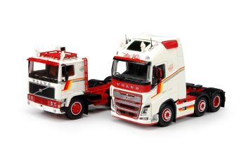 TEK70490 - VOLVO F12 6x4 et VOLVO FH04 Globetrotter XL 3 Essieux OLD SKOOL STYLE