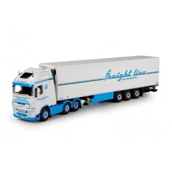 TEK70761 - VOLVO FH04 Globetrotter XL 6x2 avec Semi frigo 3 Essieux FREIGHTLINE