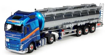 TEK71714 - VOLVO FH04 Globetrotter 4x2 avec semi citerne 3 essieux L. VAN TIEL
