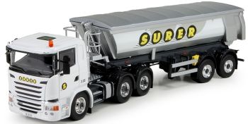 TEK71947 - SCANIA G490 6x4 avec benne 2 essieux SURER