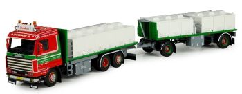 TEK73728 - SCANIA R143 Topline porteur 6x2 transport de poissons et remorque Donslund
