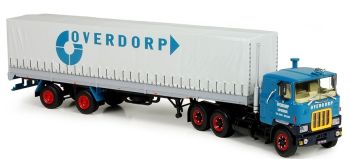 TEK74282 - MACK F700 6x2 avec remorque bâchée 2 essieux OVERDORP