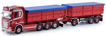 TEK74547 - SCANIA NGS R-serie Highline benne déposable et remorque transports Sejer En Sonnichsen