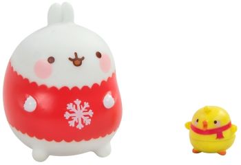 TL66030/02 - Figurine MOLANG - Piu Piu et molang en Hiver