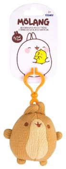 Porte clés au crochet MOLANG - Copain de MOLANG marron